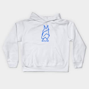 Bat Boys Logo - Royal Blue Kids Hoodie